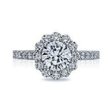Load image into Gallery viewer, Tacori Engagement Ring Tacori 0.75ctw Diamond 1/2 Way Sculpted Crescent Platinum Ring