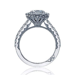 Tacori Engagement Ring Tacori 0.75ctw Diamond 1/2 Way Sculpted Crescent Platinum Ring