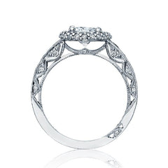 Tacori Engagement Ring Tacori 0.84ctw Diamond Cushion Shape Bloom Halfway Ring 18K