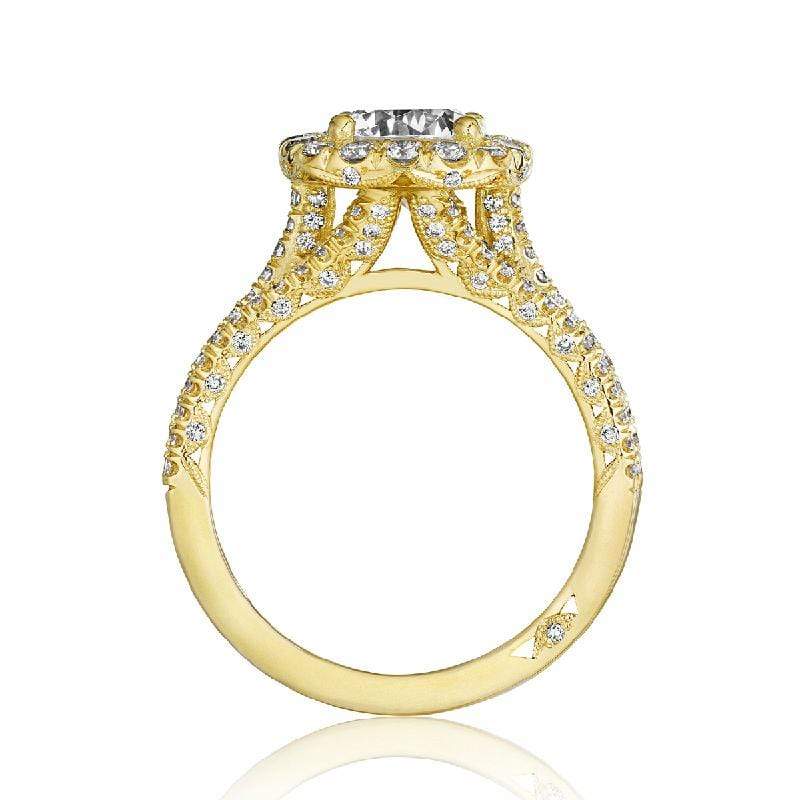Tacori Engagement Ring Tacori 1.03ctw Diamond Petite Crescent Solid Bottom Ring 18K