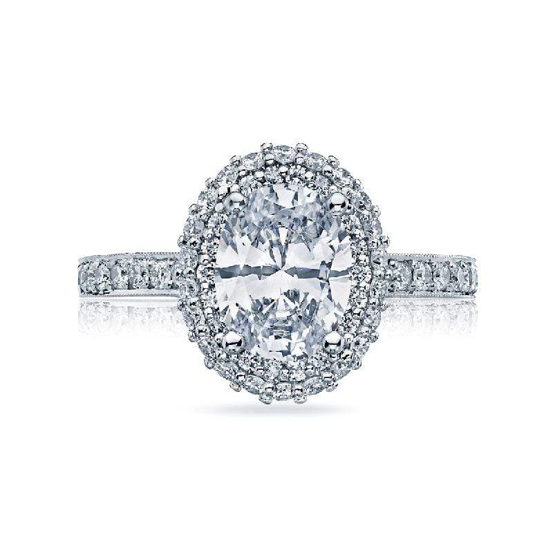Tacori Engagement Ring Tacori Oval Blooming Beauties 0.64ctw Diamond 18K