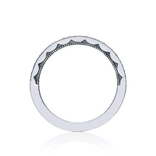 Load image into Gallery viewer, Tacori Wedding Band Tacori 0.17ctw Diamond Sculpted Crescent 1/2 Way Band 18K