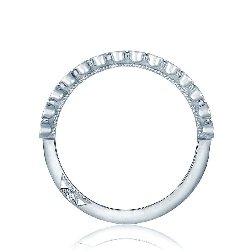 Tacori Wedding Band Tacori 0.20ctw Diamond Sculpted Crescent Solid Bottom Ring 18K